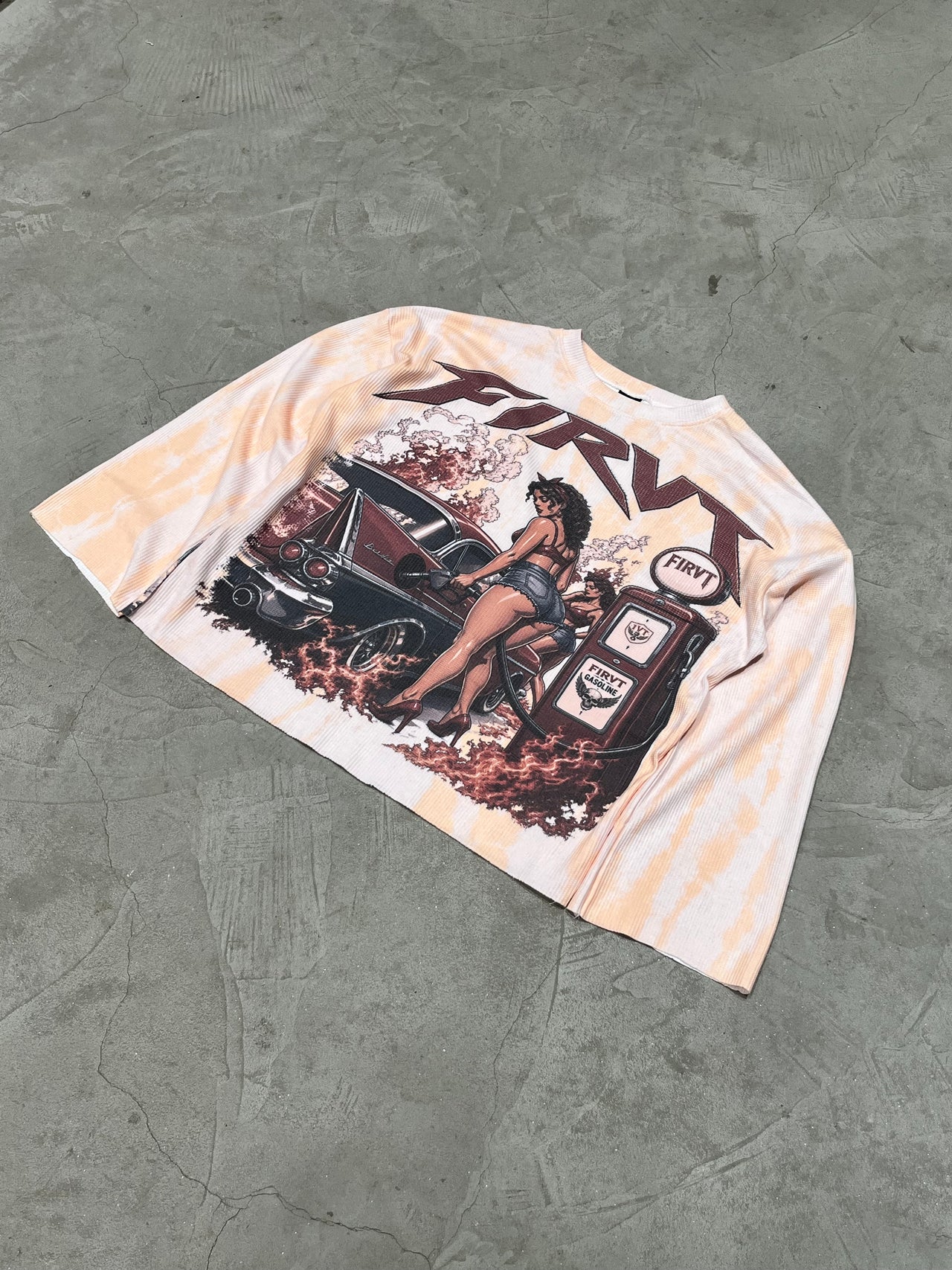 RETRO FUEL WAFFLE T-SHIRT