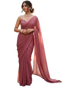 NIRLABH"Women’s Rangoli Crush Fabric Saree | Fancy Traditional Party Saree Collection with Blouse Piece