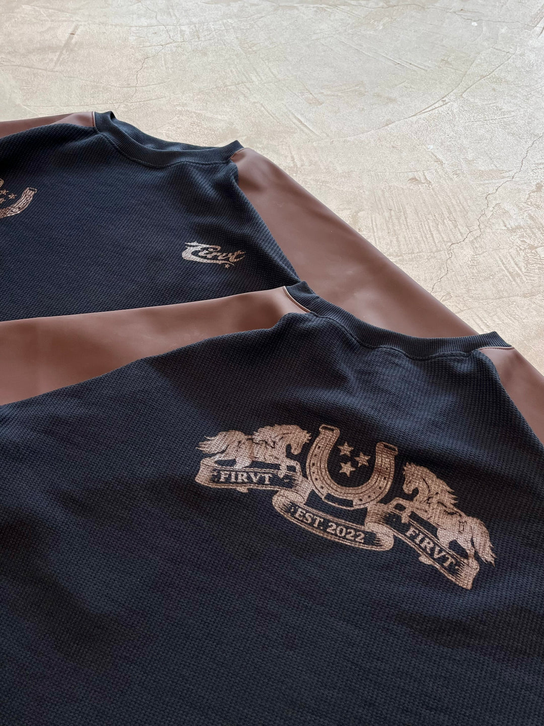 OUTLAW LEATHER WAFFLE T-SHIRT - Image 3