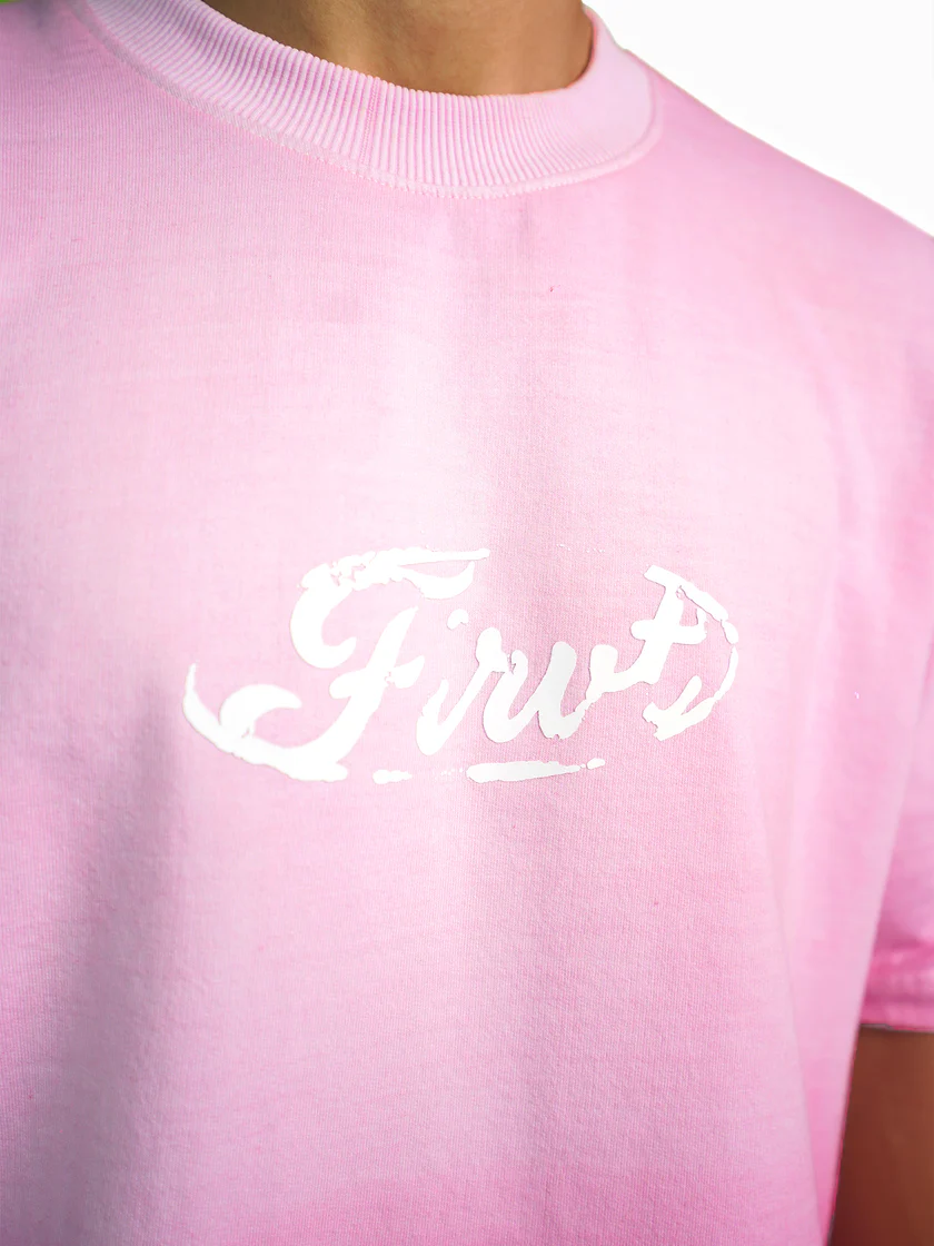 09 PINK OMBRE WASHED T-SHIRT - Image 3
