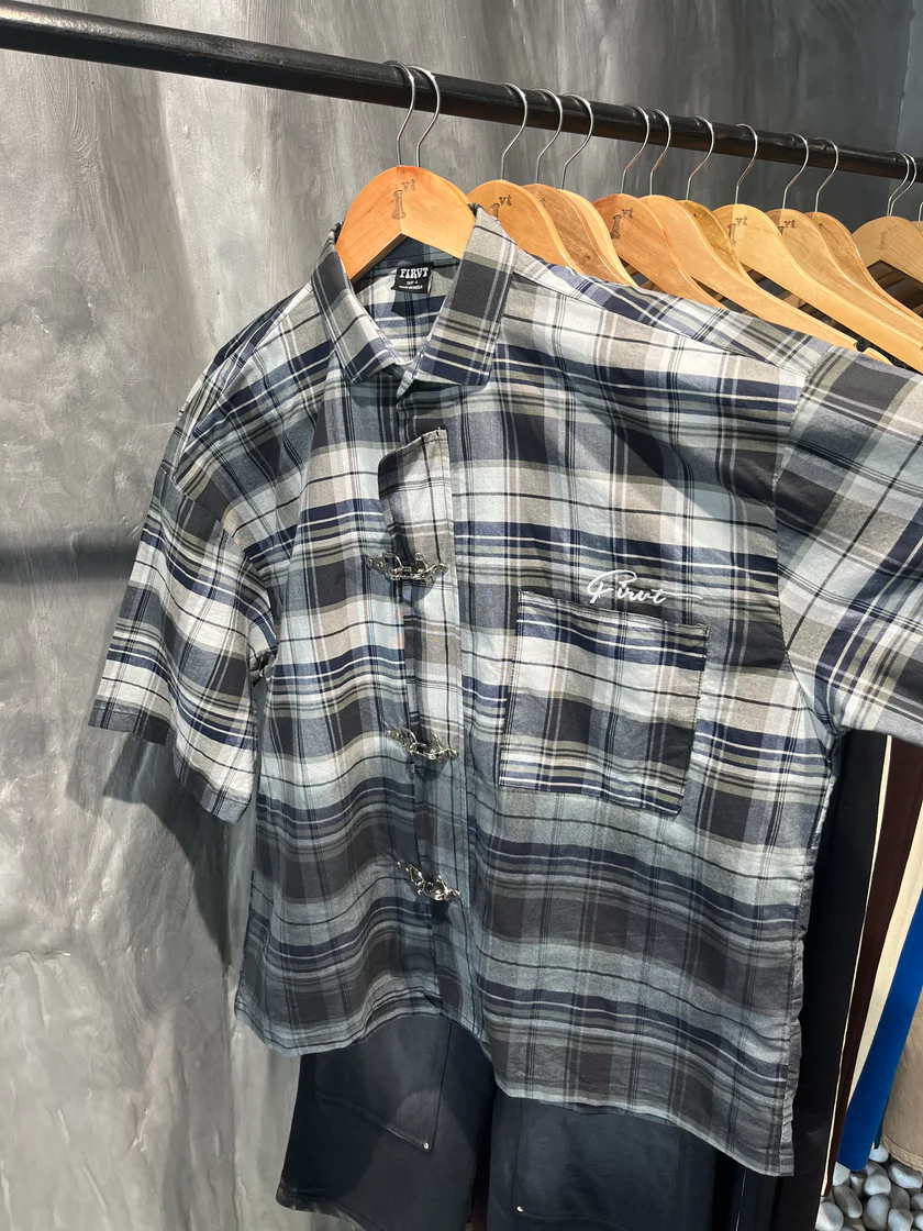 OMBRE WASHED CLASP SHIRT