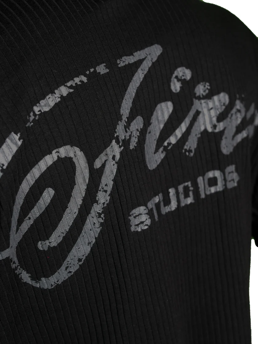 SIGNATURE RIB POLO BLACK - Image 5